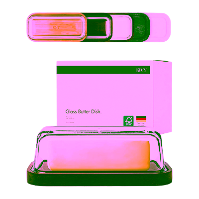 Glass Butter Dish