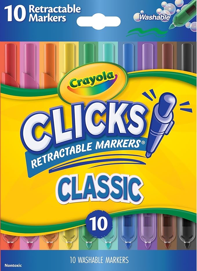 Crayola Clicks Retractable Tip Markers